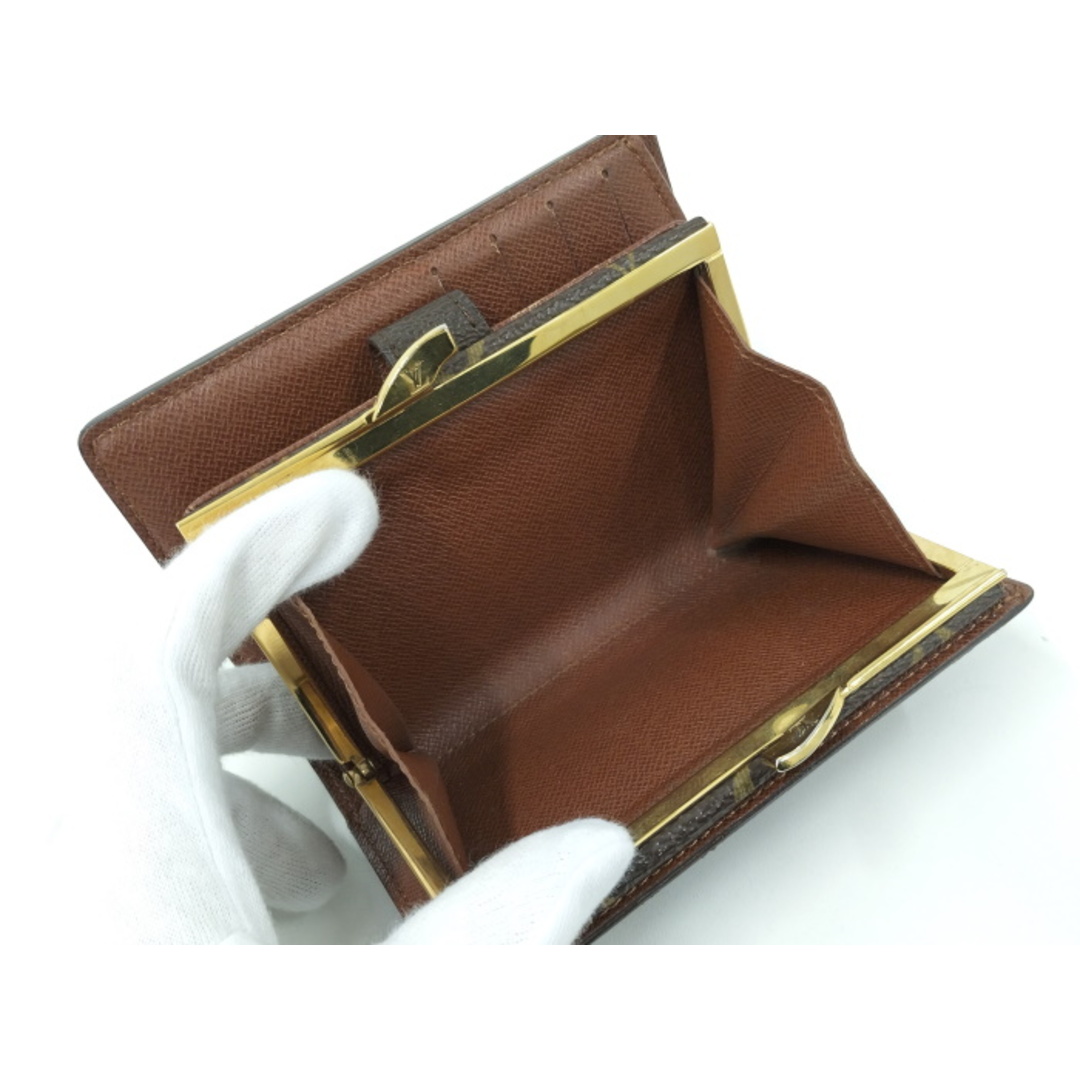 LOUIS VUITTON(ルイヴィトン)のLOUIS VUITTON ポルトモネ ビエ ヴィエノワ 二つ折り 財布 がま口 レディースのファッション小物(財布)の商品写真
