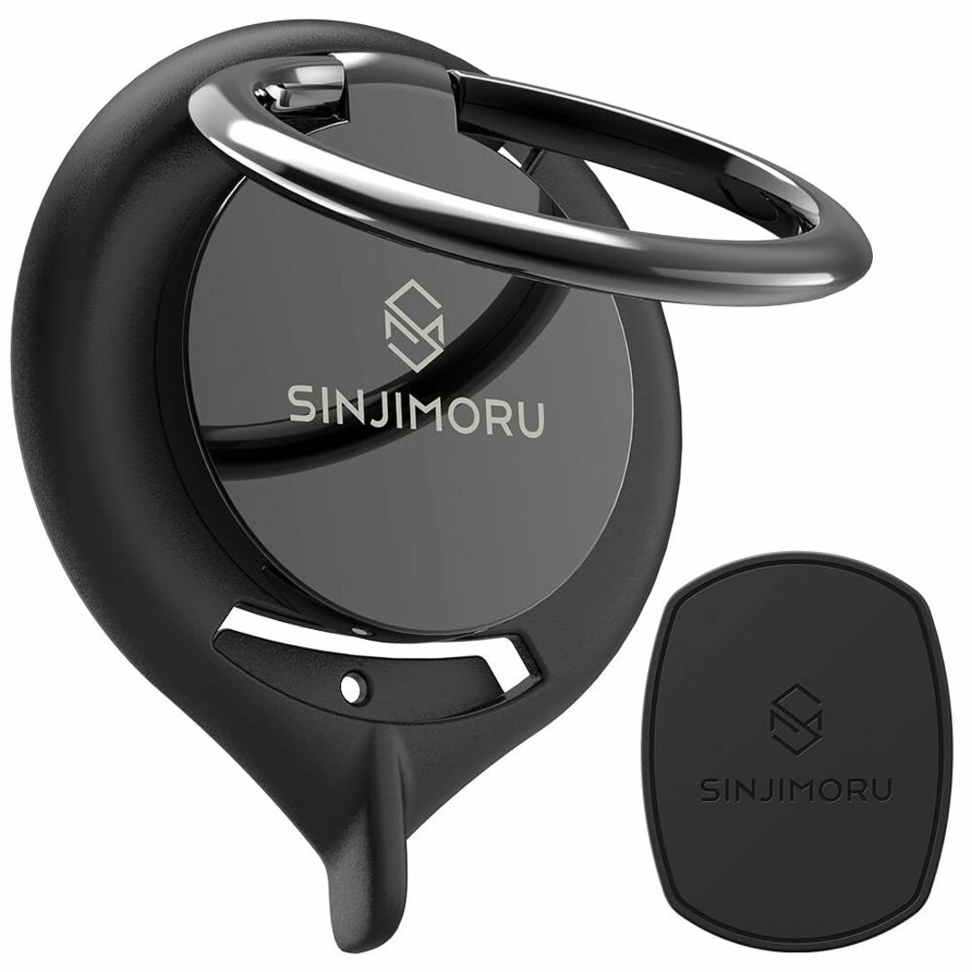 【人気商品】Sinjimoru スマホリングホルダー、ワイヤレス充電対応 脱着可 スマホ/家電/カメラのスマホアクセサリー(その他)の商品写真