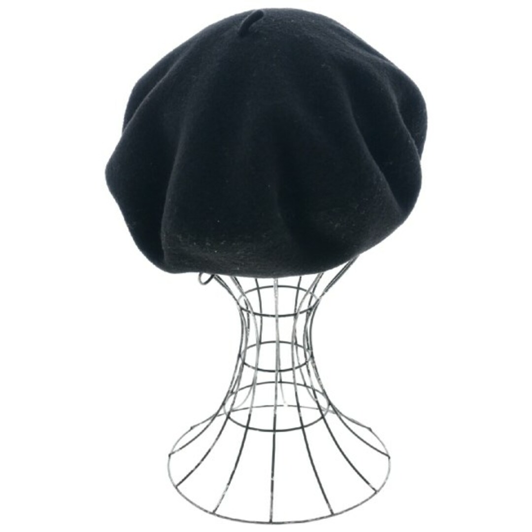 ANATOMICA(アナトミカ)のANATOMICA アナトミカ ハンチング・ベレー帽 - 黒 【古着】【中古】 メンズの帽子(ハンチング/ベレー帽)の商品写真
