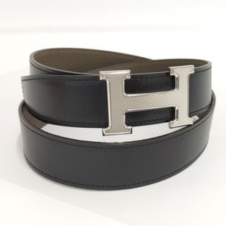 エルメス(Hermes)のHERMES コンスタンス ベルト H バックル レザー ブラック T刻印(ベルト)