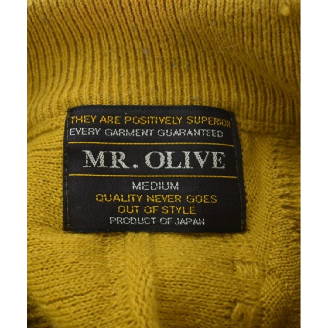 Mr.OLIVE(ミスターオリーブ)のMR.OLIVE ミスターオリーブ ニット・セーター M マスタード系 【古着】【中古】 メンズのトップス(ニット/セーター)の商品写真