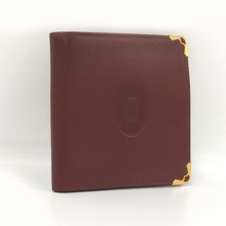 未使用品 Cartier 札入れ L3000078 ボルドー 124