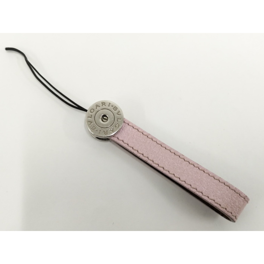 BVLGARI - BVLGARI 携帯ストラップ レザー ピンクの通販 by BVLGARI - BVLGARI 携帯ストラップ レザー ピンクの通販 by