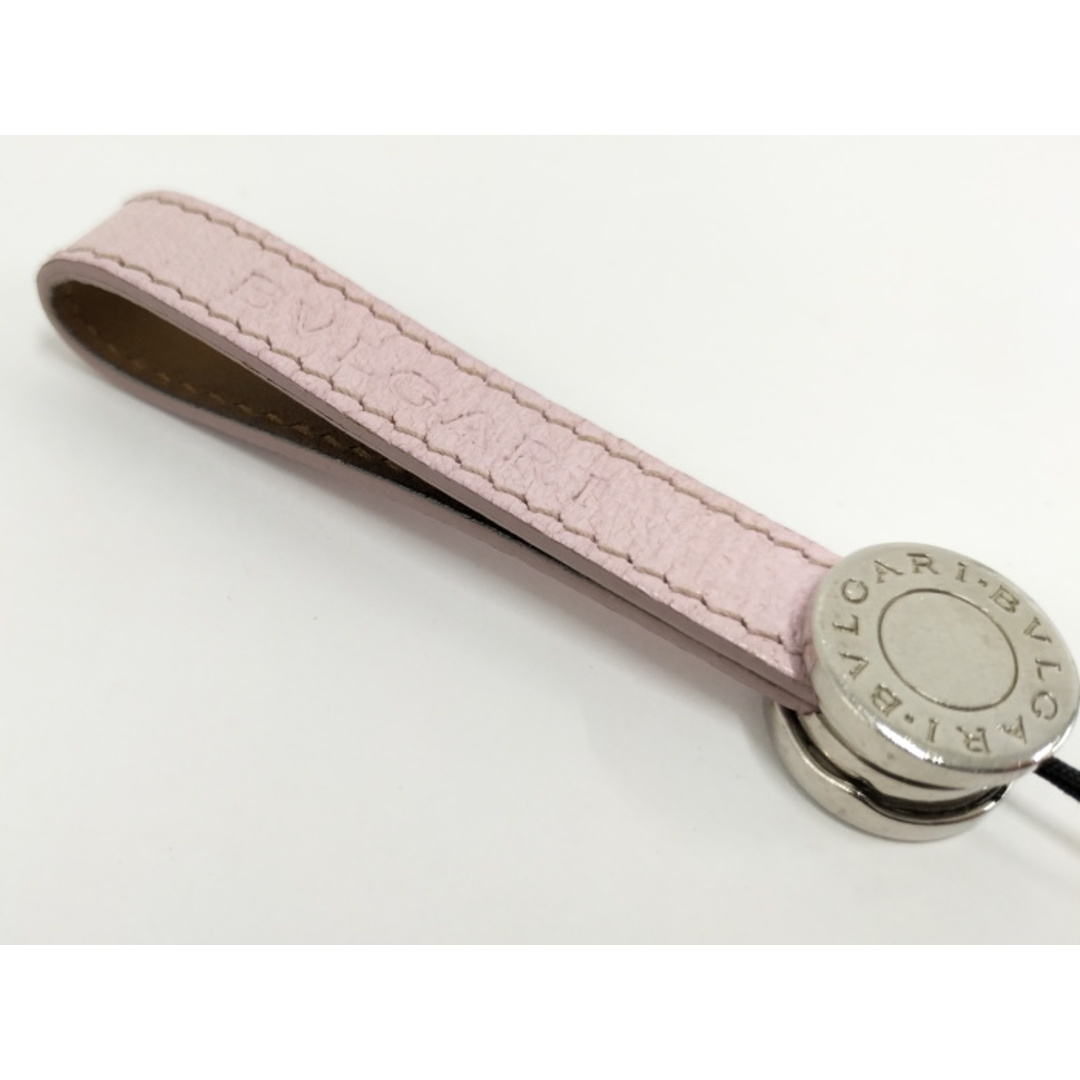 BVLGARI - BVLGARI 携帯ストラップ レザー ピンクの通販 by BVLGARI - BVLGARI 携帯ストラップ レザー ピンクの通販 by