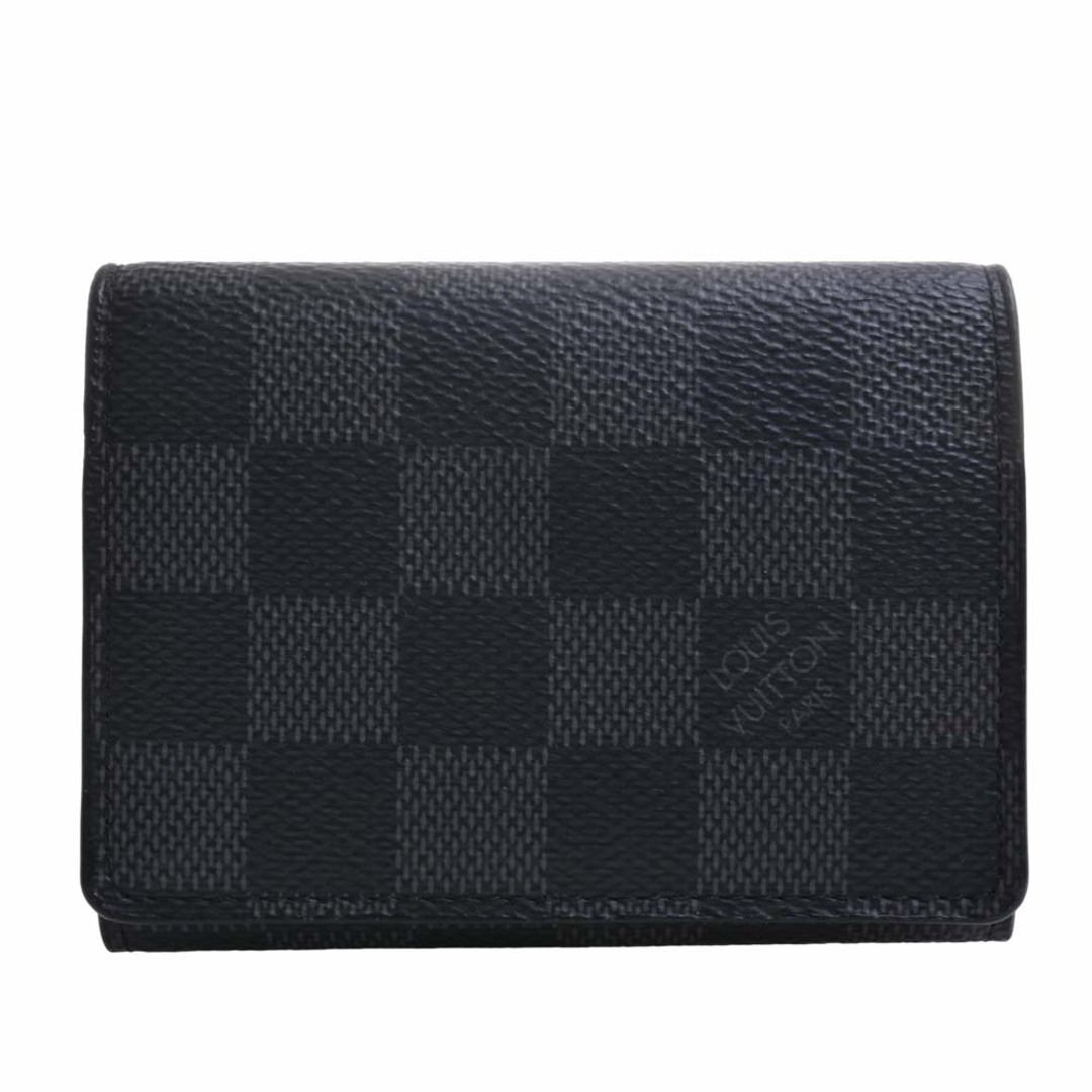 LOUIS VUITTON ルイヴィトン グラフィット アンヴェロップ カルト ドゥ ヴィジット カードケース 名刺入れ N63338 ブラック byメンズ その他