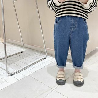 子供服  パンツ デニム ジーパン 韓国 120(パンツ/スパッツ)