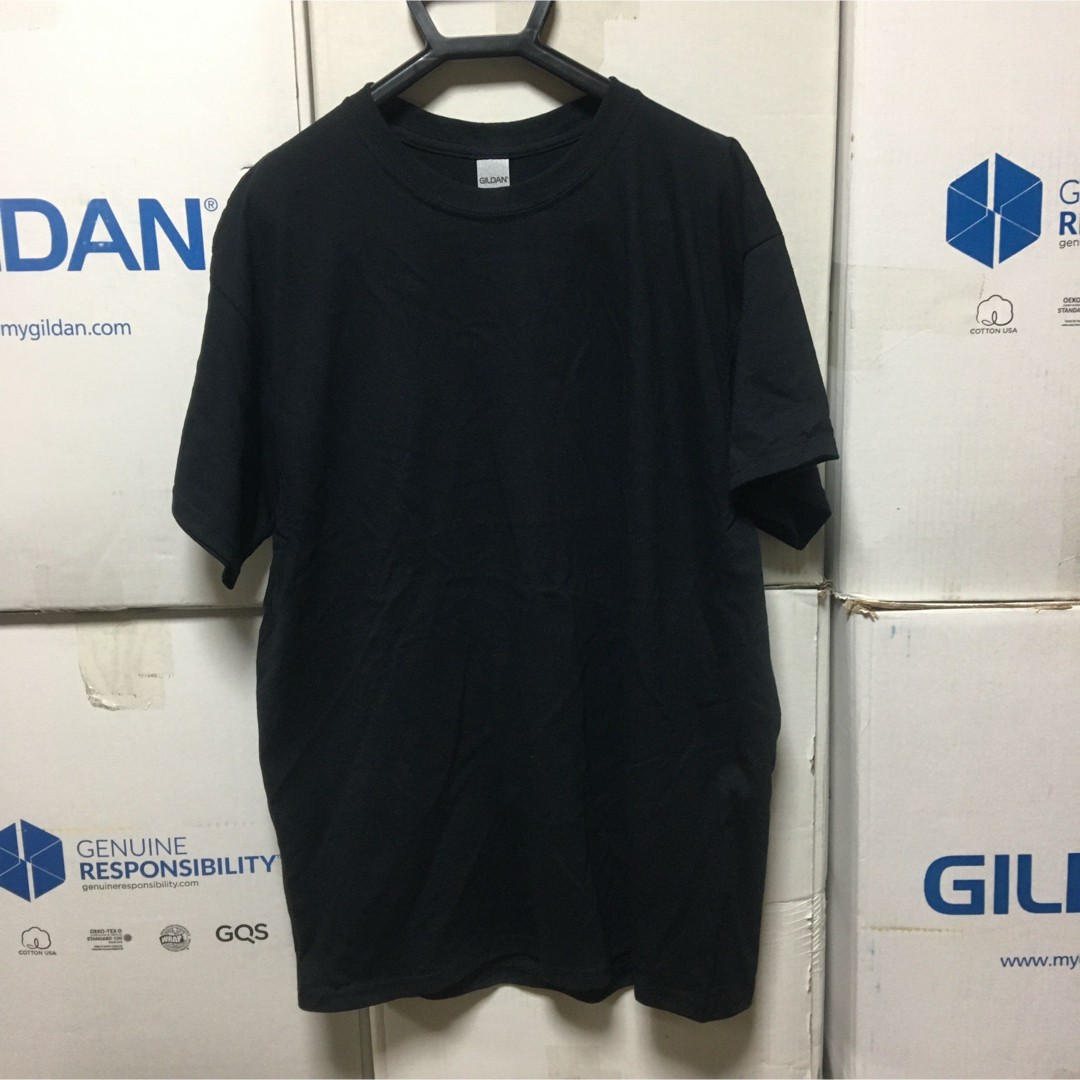 GILDAN(ギルタン)のGILDANギルダン☆半袖無地Tシャツ☆ポケット無し☆ブラック黒色☆Sサイズ メンズのトップス(Tシャツ/カットソー(半袖/袖なし))の商品写真