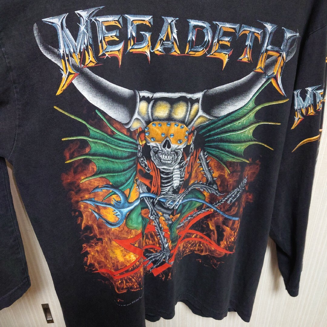 ヴィンテージ MEGADETH メガデス ロングTシャツの通販 by オーギュスト