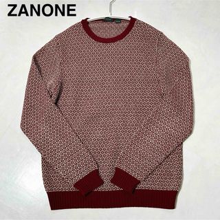 新品 ザノーネ ZANONE 50 L クルーネック 丸首 ブラウン 茶 正規品