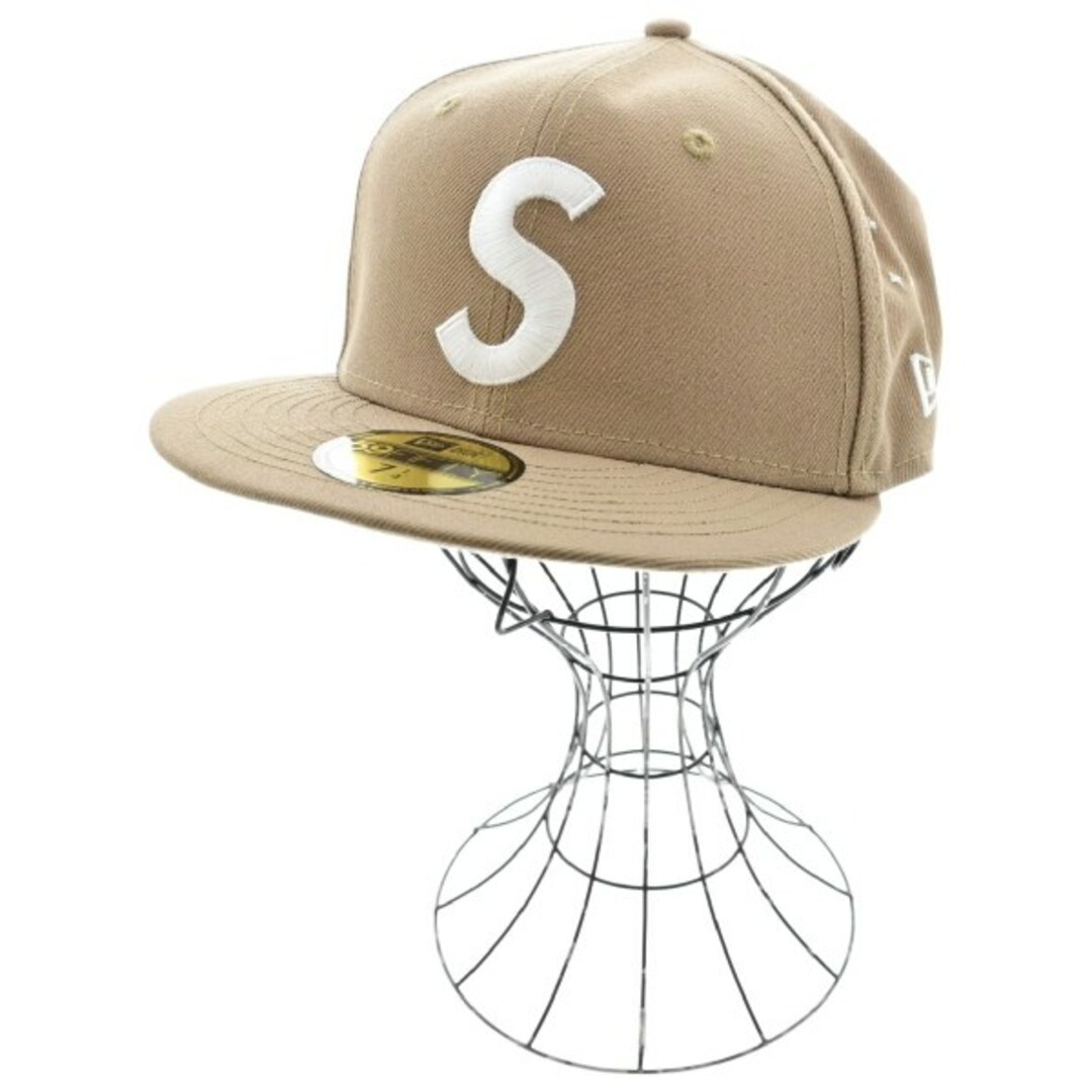 帽子Supreme シュプリーム キャップ 57.7 ベージュ