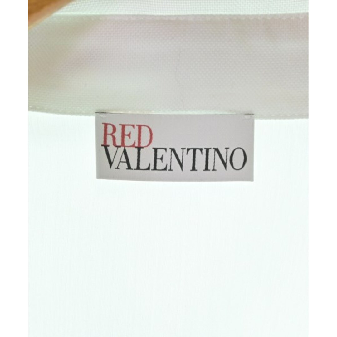 RED VALENTINO(レッドヴァレンティノ)のRED VALENTINO ヴァレンティノレッド ドレスシャツ 38(S位) 白 【古着】【中古】 レディースのトップス(シャツ/ブラウス(長袖/七分))の商品写真