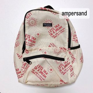 ampersand - ampersand   アンパサンド　キッズ　リュックサック　総柄