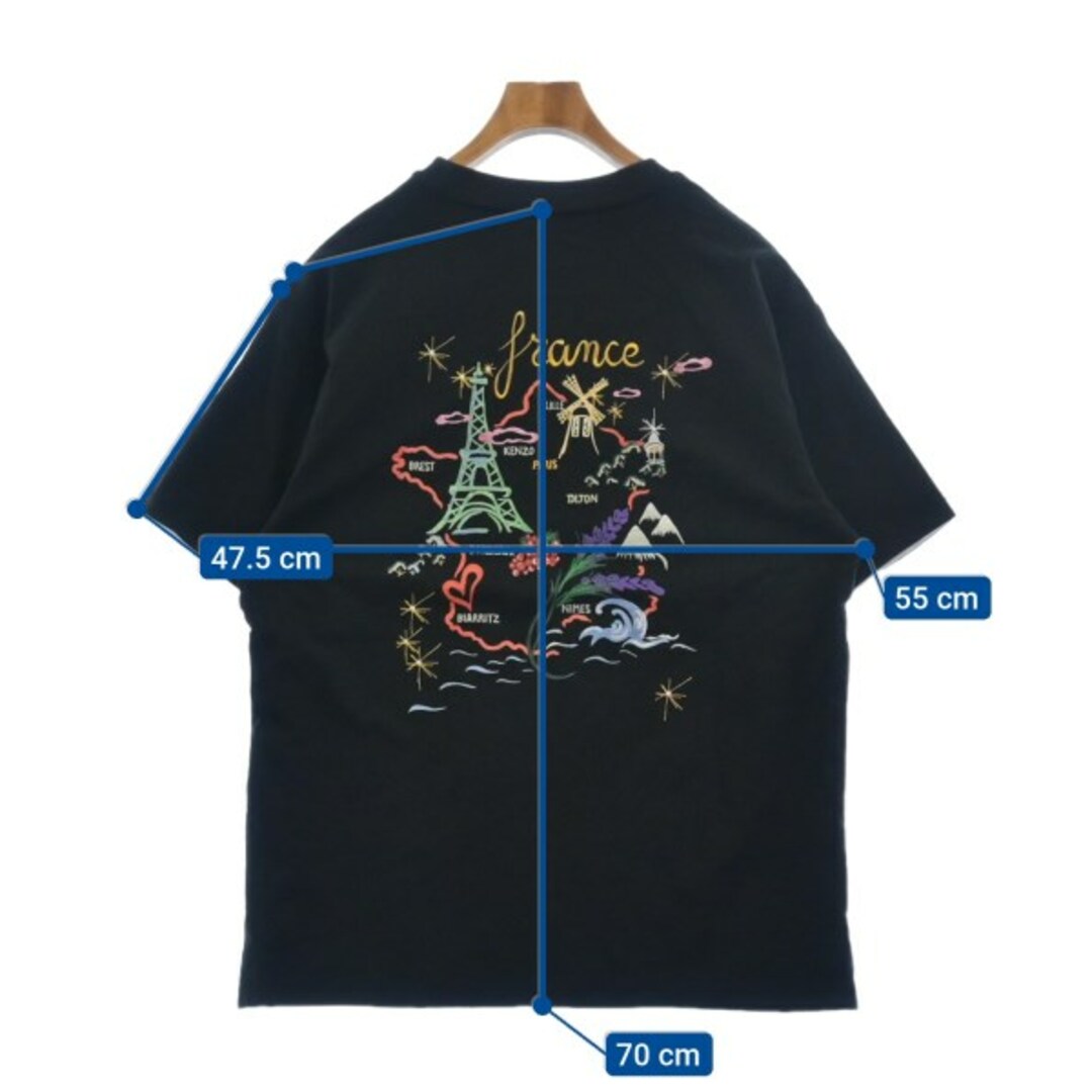 KENZO(ケンゾー)のKENZO ケンゾー Tシャツ・カットソー M 黒 【古着】【中古】 メンズのトップス(Tシャツ/カットソー(半袖/袖なし))の商品写真