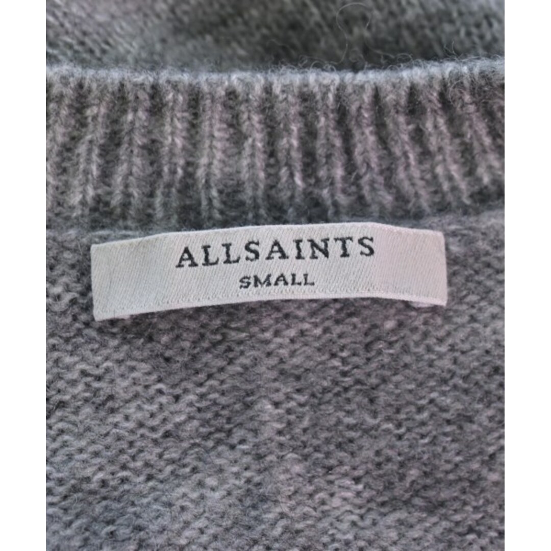 All Saints(オールセインツ)のALLSAINTS オールセインツ ニット・セーター S グレー 【古着】【中古】 メンズのトップス(ニット/セーター)の商品写真