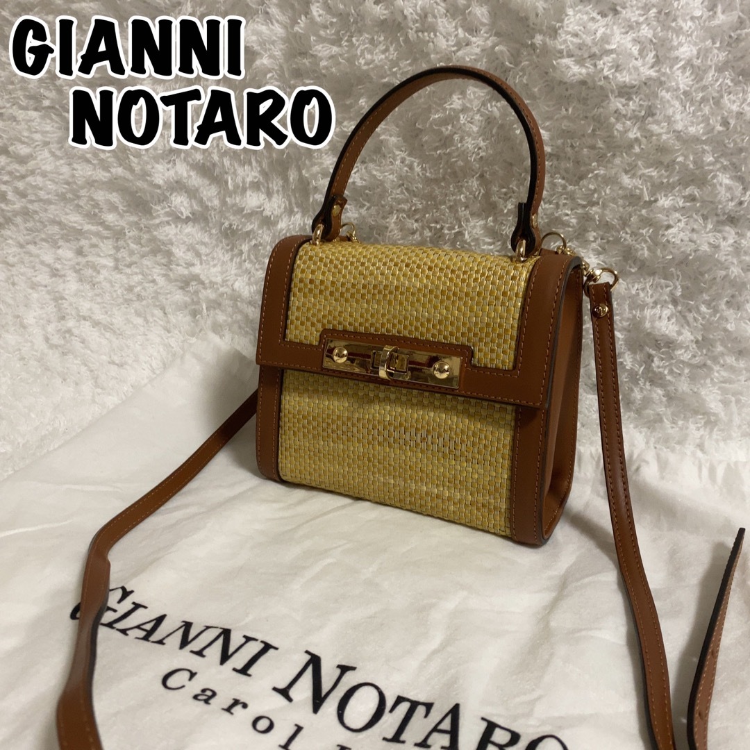 種類ハンドバッグ新品gianni notaroパテントレザー2Wayバッグ