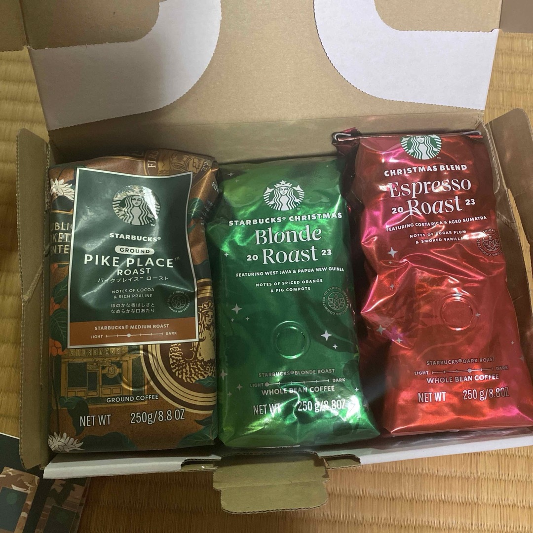Starbucks Coffee(スターバックスコーヒー)の新品　スターバックス　コーヒー豆　引換券 チケットの優待券/割引券(フード/ドリンク券)の商品写真