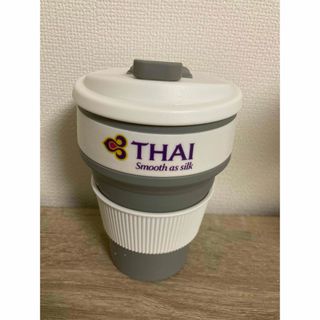 タイ国際航空 シリコンマグ(旅行用品)