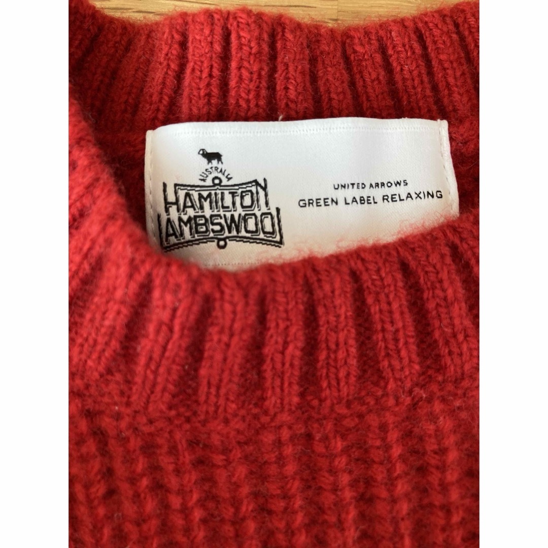 Hamilton(ハミルトン)の超美品❗️HAMILTONLAMBSWOOL ハミルトン　セーター　ニット キッズ/ベビー/マタニティのキッズ服女の子用(90cm~)(ニット)の商品写真