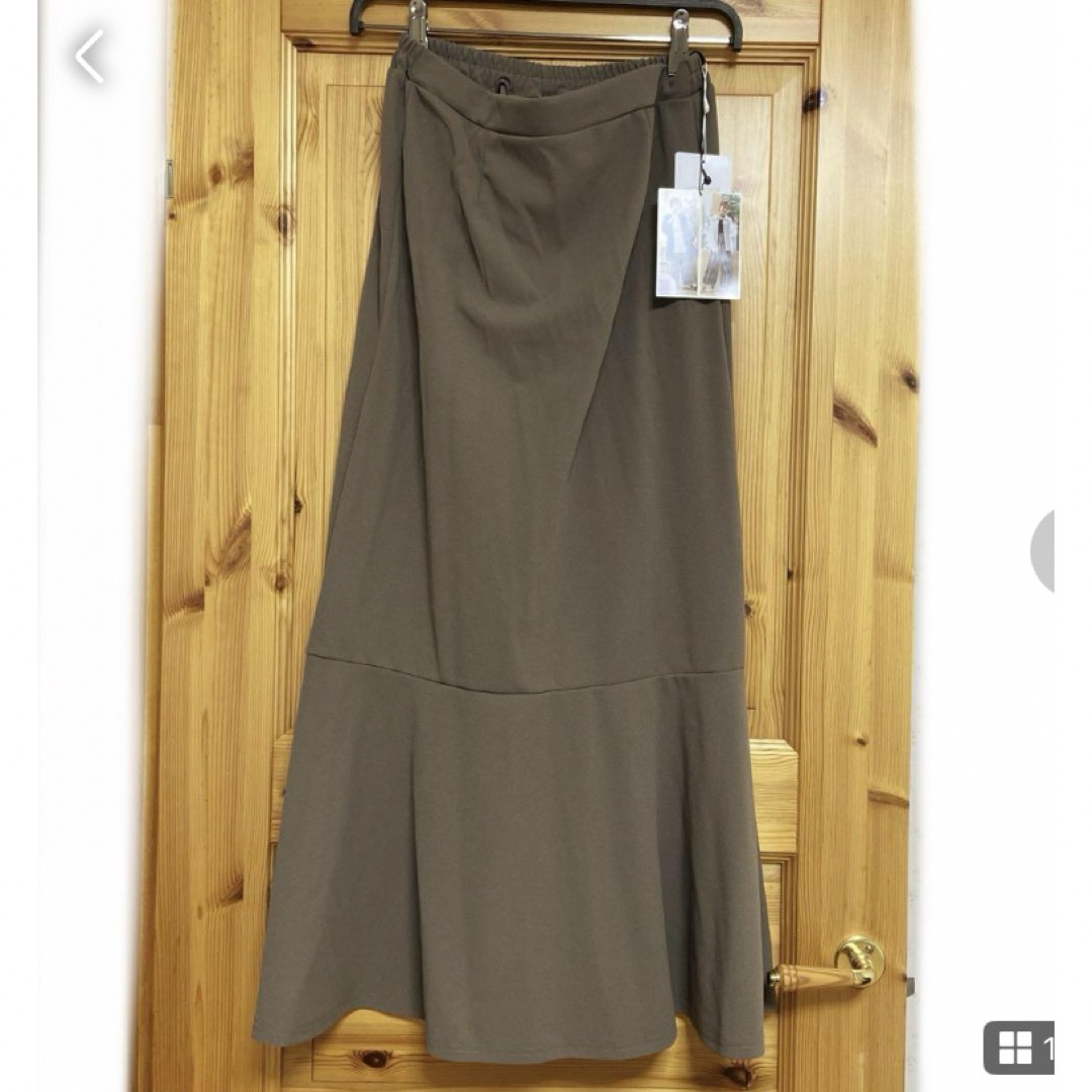 カットジョーゼットマーメイドスカート 新品 レディースのスカート(ロングスカート)の商品写真