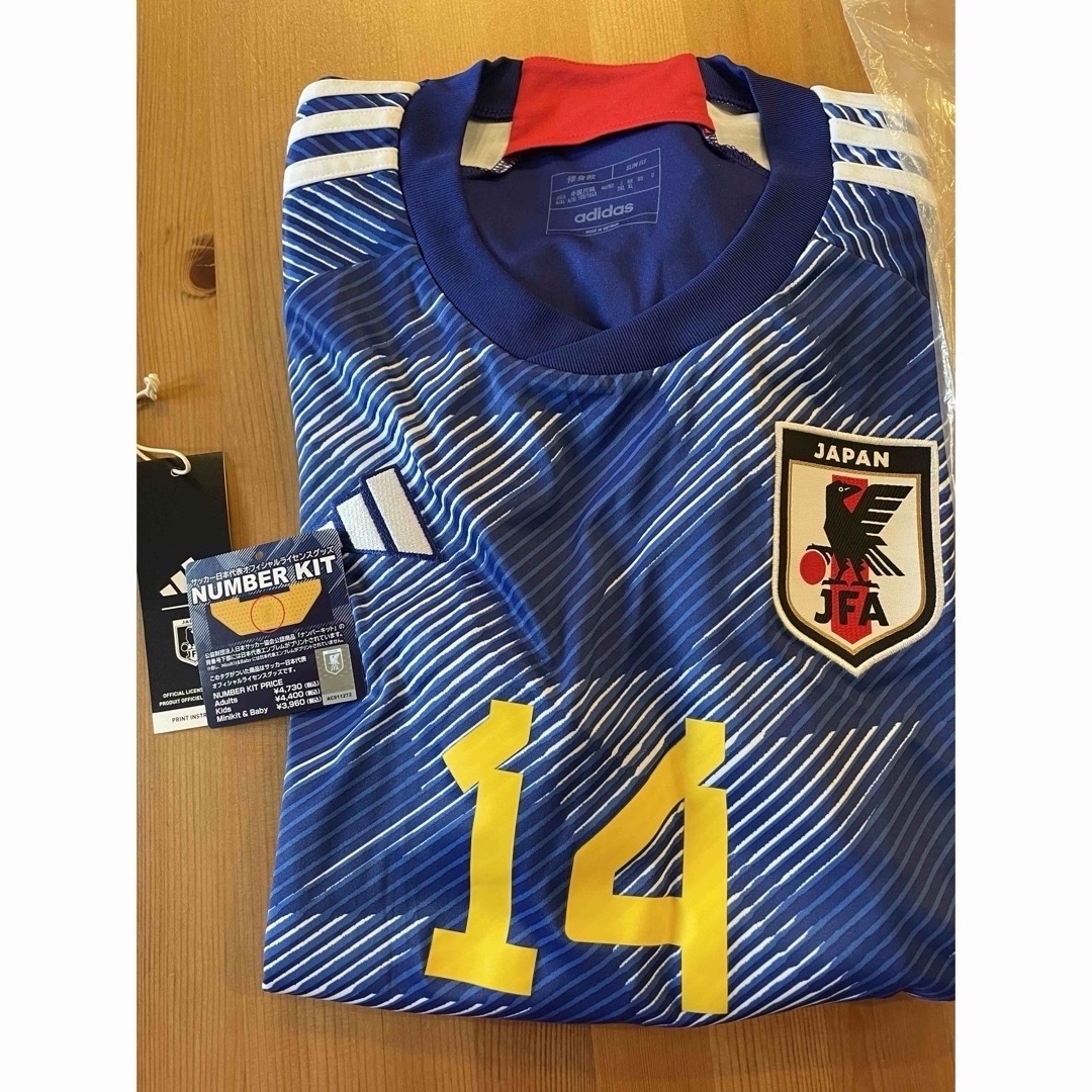 新品 サムライブルー サッカー 日本代表 ユニフォーム 伊東純也 2XL 新品 サムライブルー サッカー 日本代表 ユニフォーム 伊東純也 2XL