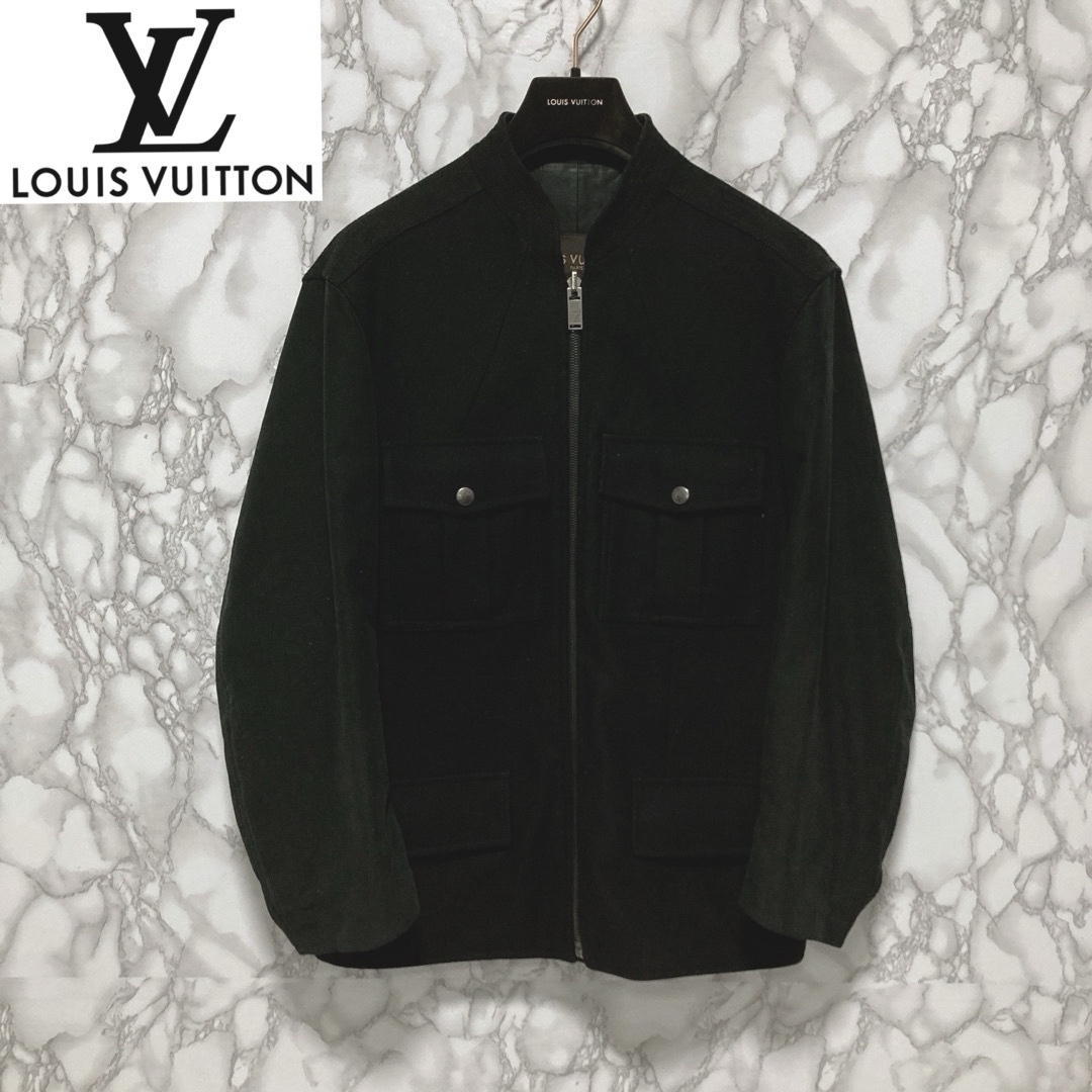 LOUIS VUITTON(ルイヴィトン)のLouis Vitton ルイヴィトン　ブルゾンジャケット　カシミヤ　カシミヤ メンズのジャケット/アウター(ブルゾン)の商品写真