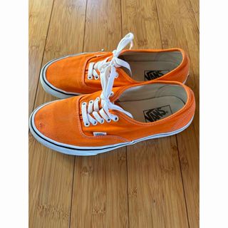 ヴァンズ(VANS)のAuthentic Orange/Tiger Pure White US企画(スニーカー)