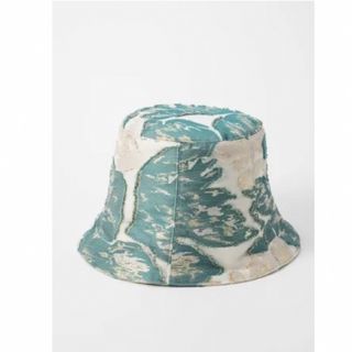 ミューラル(MURRAL)のMURRAL flower quartz jacquard hat green(ハット)