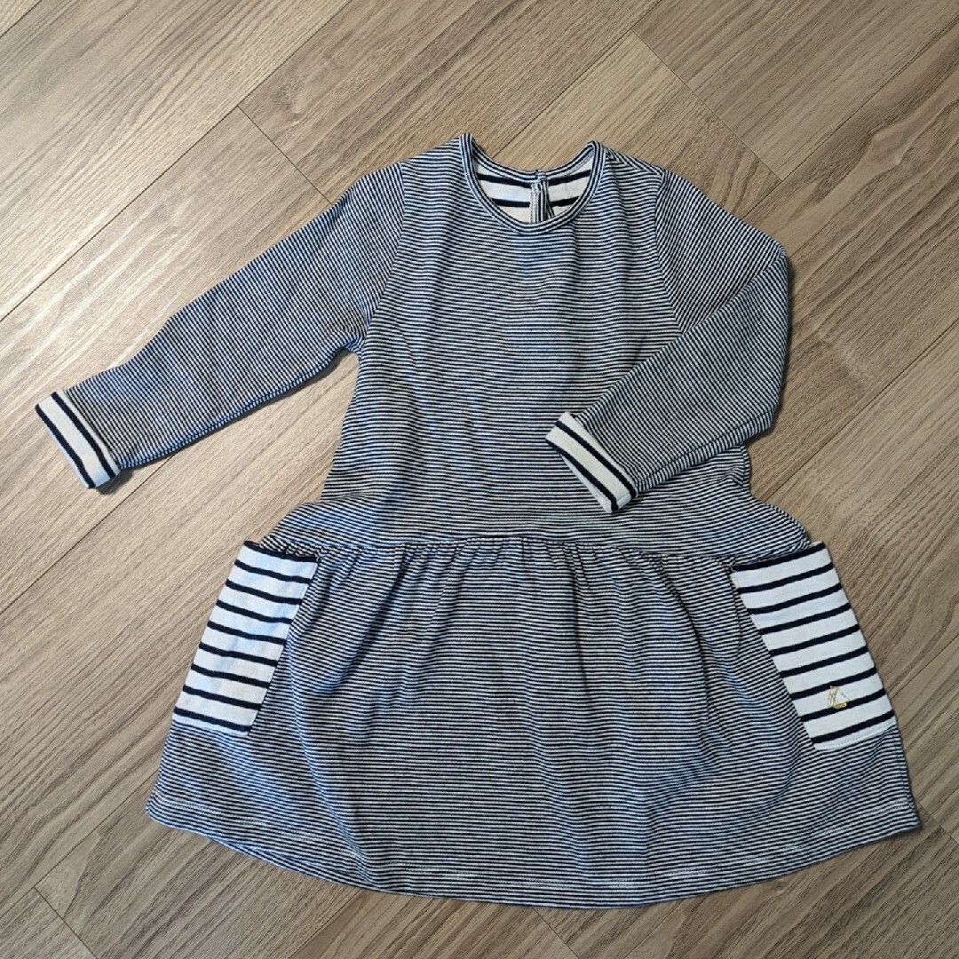 PETIT BATEAU(プチバトー)のプチバトー　ワンピース　24m/86cm キッズ/ベビー/マタニティのキッズ服女の子用(90cm~)(ワンピース)の商品写真