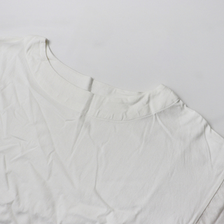 アデュートリステス(ADIEU TRISTESSE)のアデュートリステス ADIEU TRISTESSE コットン Tシャツ/ホワイト 半袖 トップス【2400013662871】(Tシャツ(半袖/袖なし))