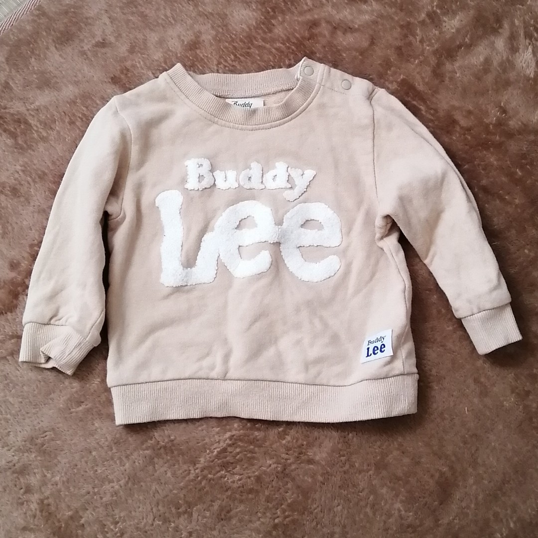 Buddy Lee(バディーリー)のBuddy Lee トレーナー　80cm ベージュ キッズ/ベビー/マタニティのベビー服(~85cm)(トレーナー)の商品写真