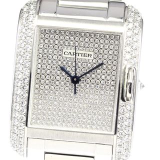 カルティエ(Cartier)のカルティエ CARTIER WT100011 タンクアングレーズ サイドD 自動巻き メンズ _792367(腕時計(アナログ))