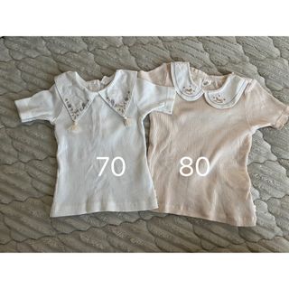 バースデイ(バースデイ)のバースデイ　cottoli 半袖 70 80(Ｔシャツ)