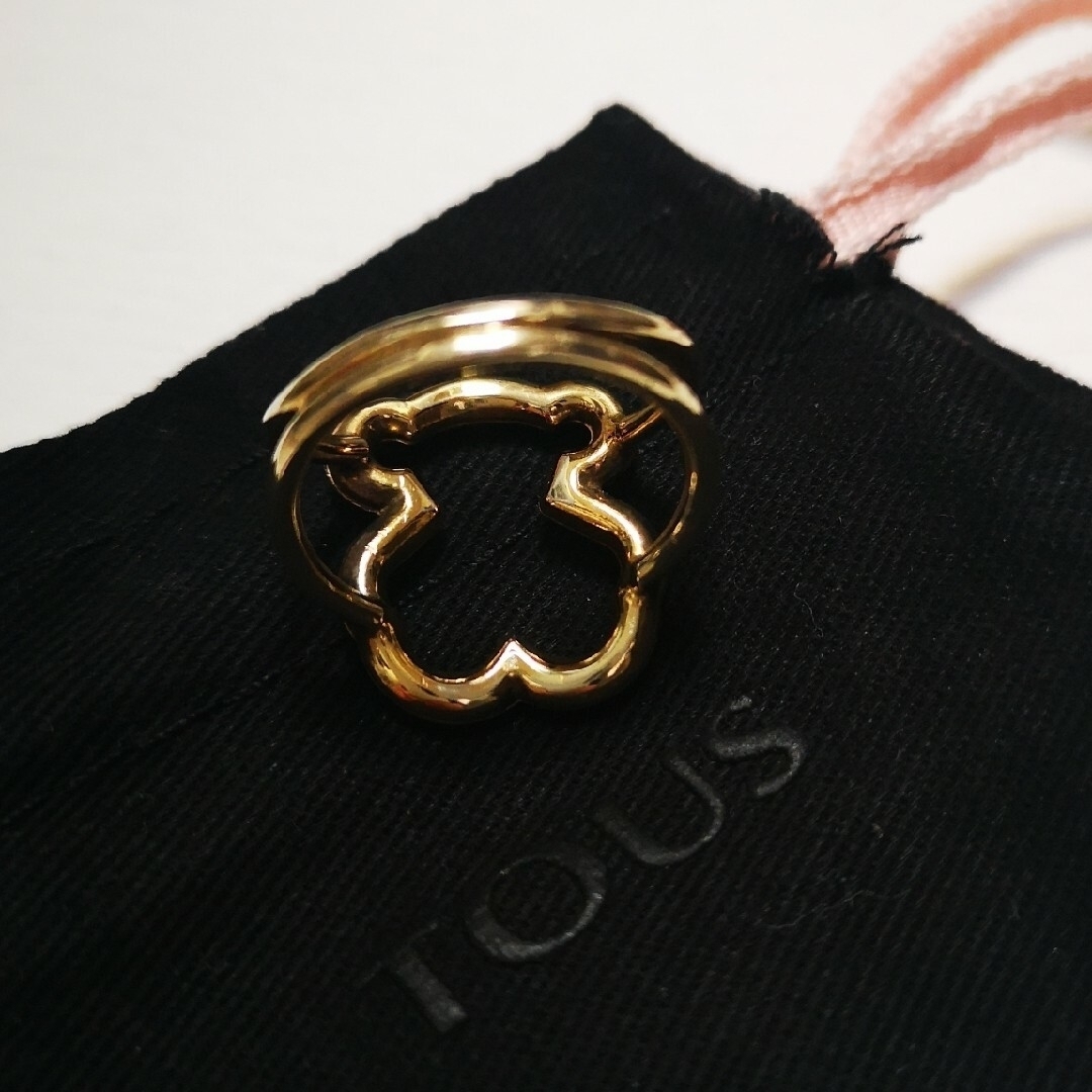 TOUS(トウス)の🧸TOUS　トウス　リング　収納袋付き　指輪　未使用 レディースのアクセサリー(リング(指輪))の商品写真
