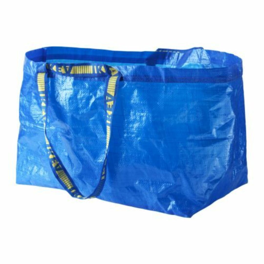 IKEA(イケア)のIKEA FRAKTA キャリーバッグ Lサイズ ブルー レディースのバッグ(エコバッグ)の商品写真