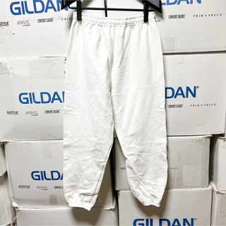 ギルタン(GILDAN)のGILDANギルダン☆スウェットパンツ☆ホワイト☆白色☆Mサイズ(その他)