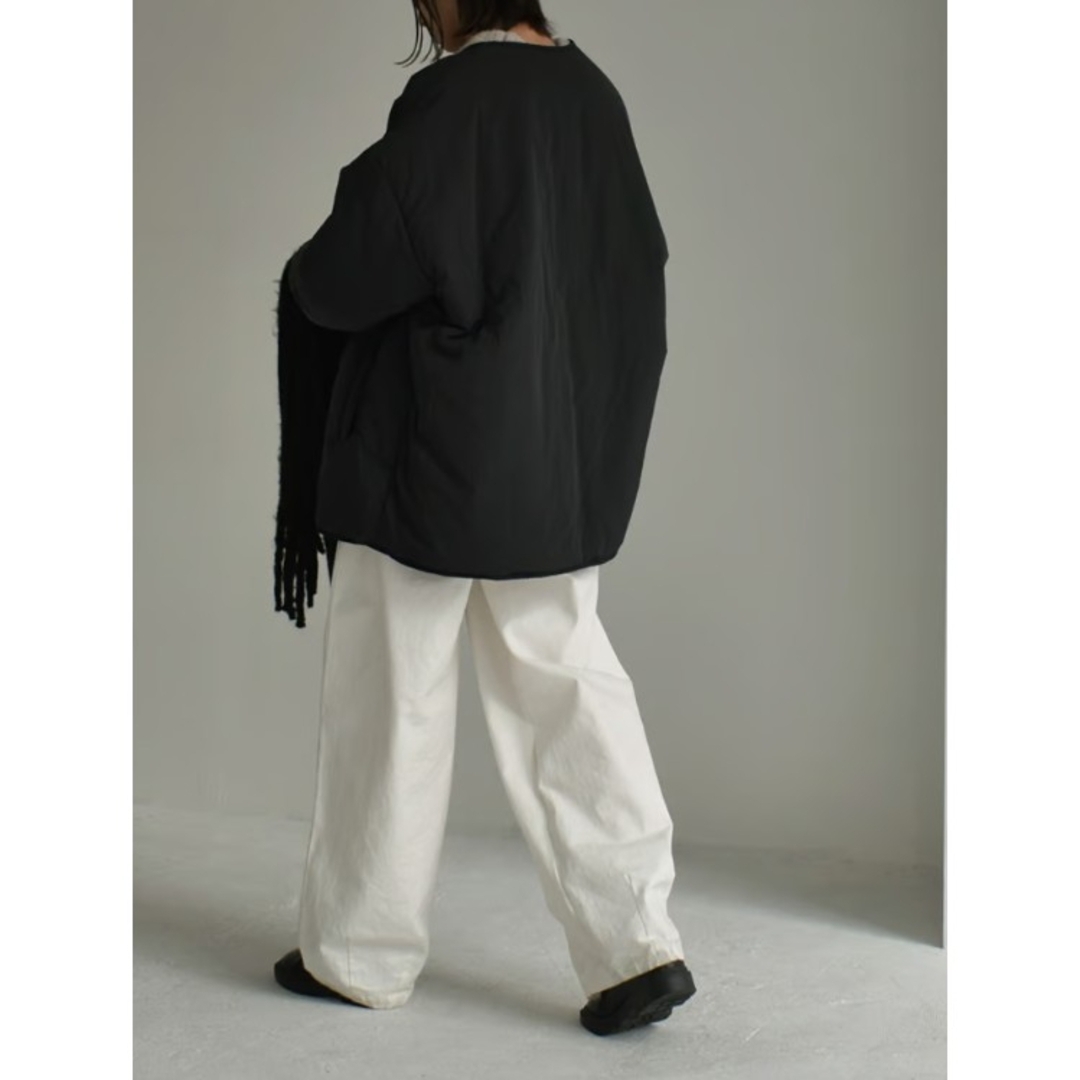 【Lavish Gate】ノーカラー リバーシブル パッファー コート レディースのジャケット/アウター(その他)の商品写真