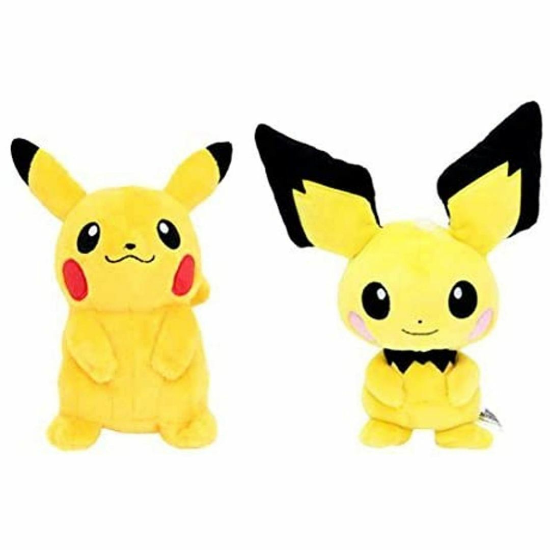 キッズ/ベビー/マタニティポケットモンスター ピカチュウ&ピチュー ぬいぐるみ(S) ２種セット ALL