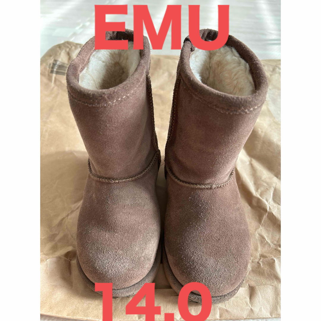 EMU Australia(エミュオーストラリア)のEMU エミュ　ムートンブーツ　14.0  Brumby Lo キッズ/ベビー/マタニティのベビー靴/シューズ(~14cm)(ブーツ)の商品写真