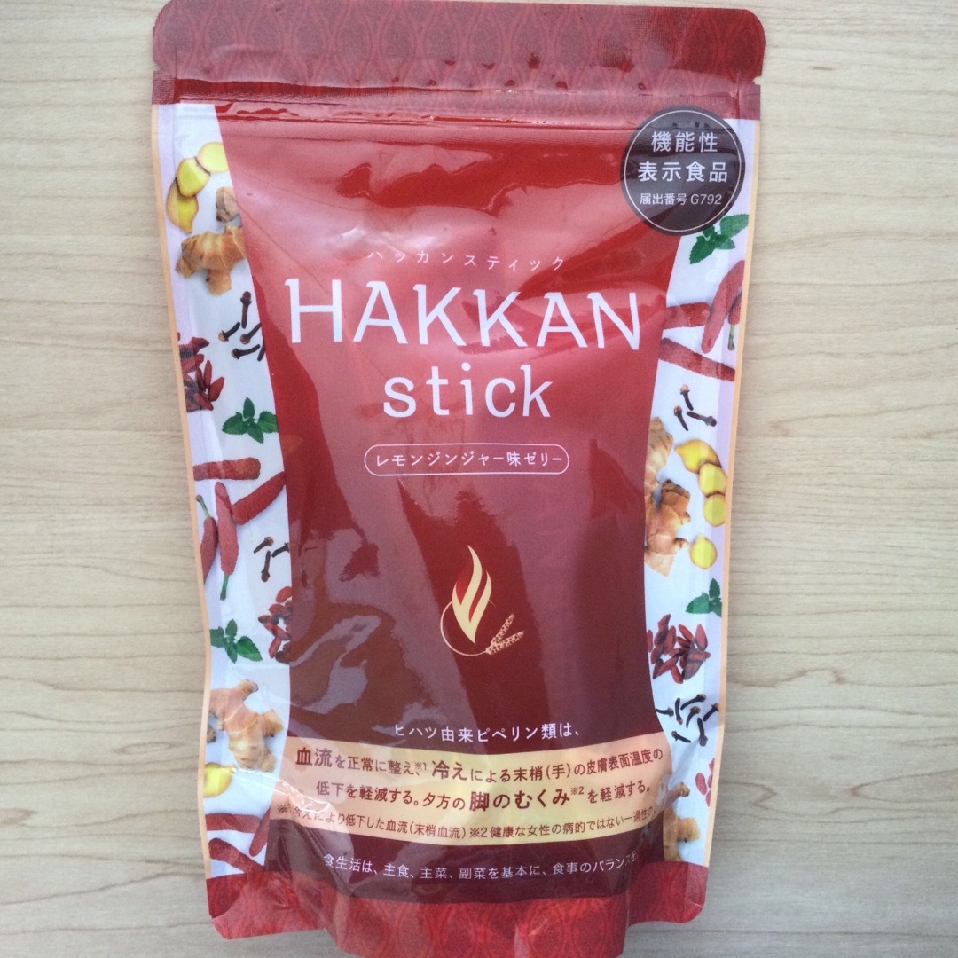 HAKKAN  stick  (レモンジンシャー味ゼリー) 食品/飲料/酒の健康食品(その他)の商品写真