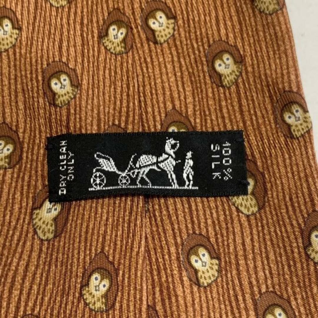 Hermes(エルメス)のエルメス ネクタイ メンズ - フクロウ メンズのファッション小物(ネクタイ)の商品写真
