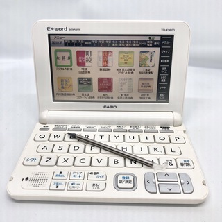 カシオ(CASIO)のカシオ計算機 電子辞書 EX-word XD-K9800 英語強化/ホワイト(電子ブックリーダー)
