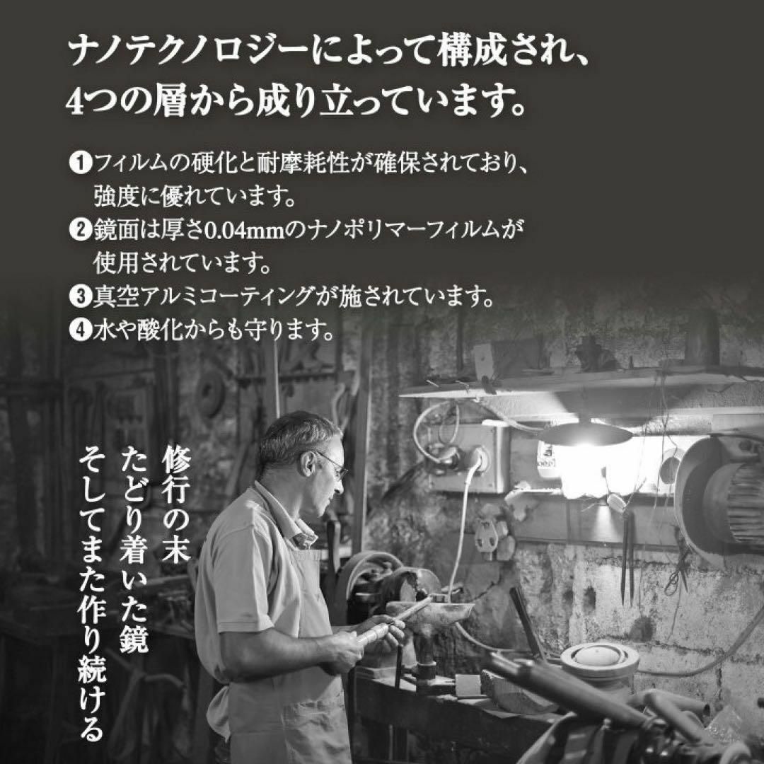 キャスターミラー 360°回転 幅100×高さ160cm ブラック 1946 インテリア/住まい/日用品のインテリア小物(スタンドミラー)の商品写真