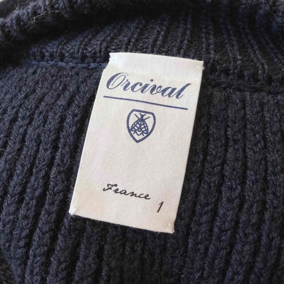 ORCIVAL(オーシバル)のORCIVAL オーシバル 2way ニット ダッフルコート 1 ネイビー レディースのジャケット/アウター(ダッフルコート)の商品写真