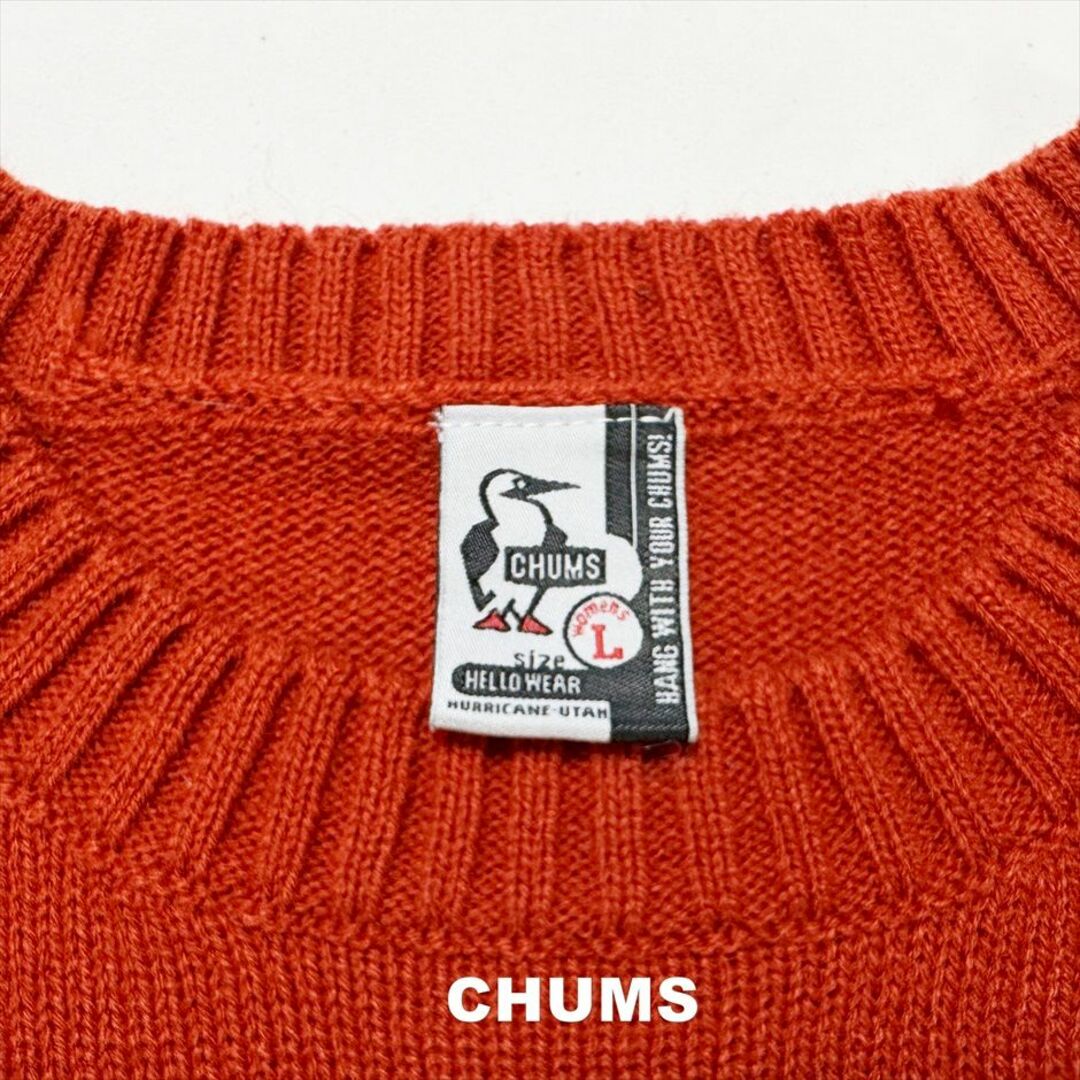 CHUMS(チャムス)の【CHUMS】チャムス ユタ州USA柄 ニット Lサイズ レディースのトップス(ニット/セーター)の商品写真