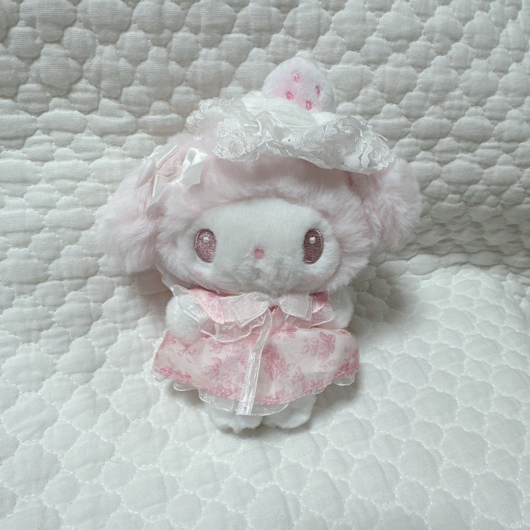 サンリオ❣️マイメロディ マスコットホルダー(白いちごのティータイム) サンリオ❣️マイメロディ マスコットホルダー(白いちごのティータイム)