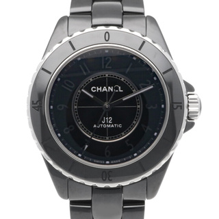 シャネル(CHANEL)のシャネル J12 ファントム 腕時計 時計 セラミック J12 自動巻き メンズ 1年保証 CHANEL  中古(腕時計(アナログ))