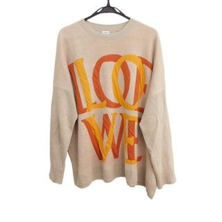 LOEWE ロエベ エルンバックプリント長袖Tシャツ カットソー ライトブルー H6299950CR