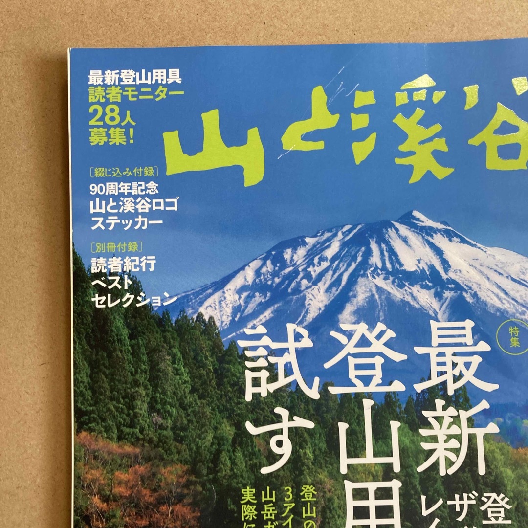 山と渓谷 2020年 05月号 [雑誌] エンタメ/ホビーの雑誌(趣味/スポーツ)の商品写真