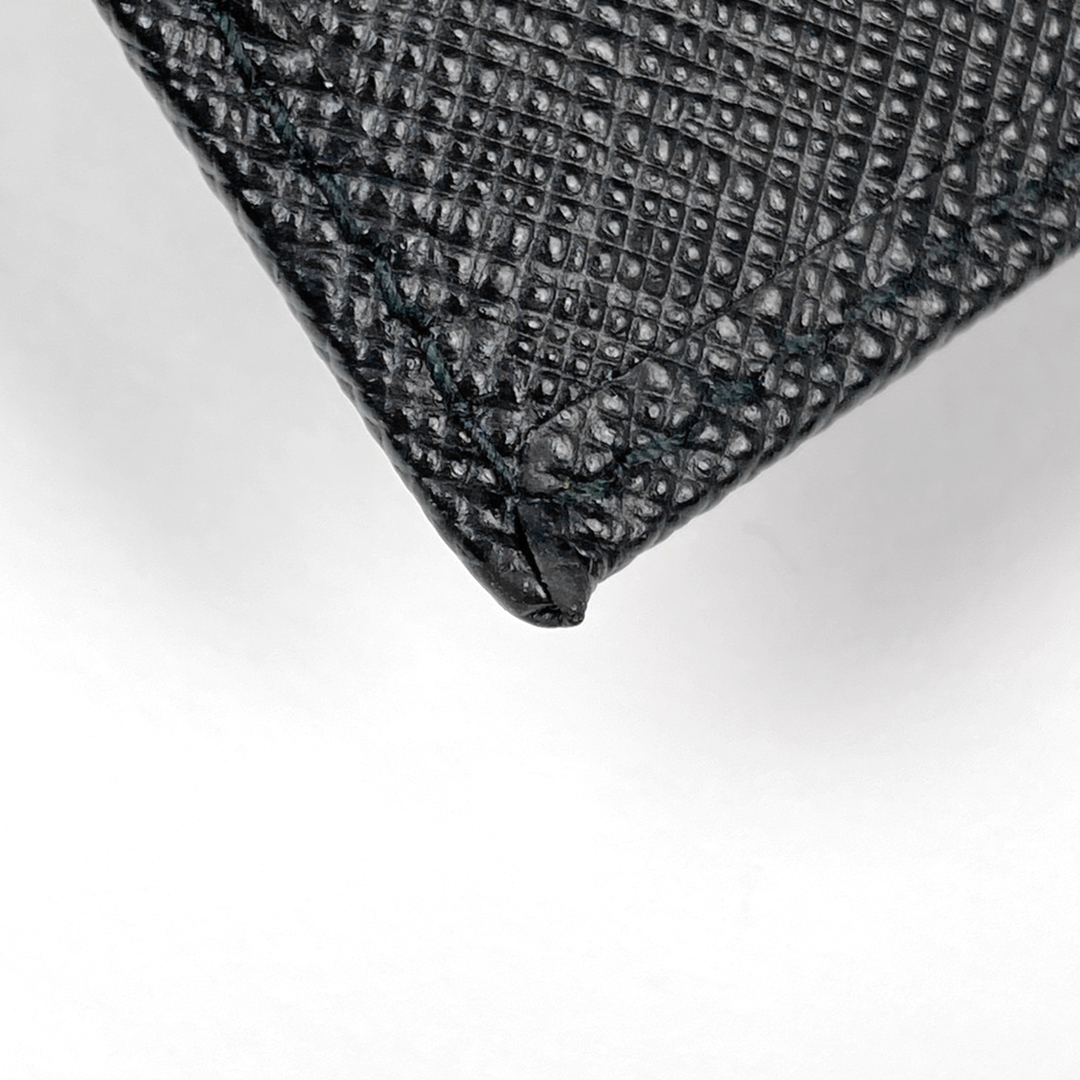 バイセルブランドアイテムプラダ ロゴプレート 二つ折り 財布 メンズ