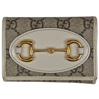 グッチ(Gucci)のグッチ ホースビット 1955 三つ折り 財布 レディース 【中古】(財布)